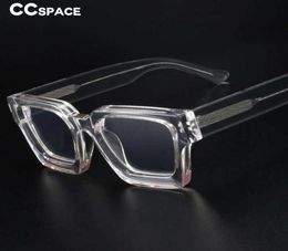 Cadres de lunettes de soleil 54290 Cadre de cadre d'acétate de qualité supérieure Cadre de lunettes Vintage Square Brand Design Eyeglass CCSPACE OCULOS DE GRAU T2205041608