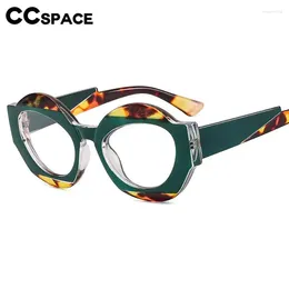 Lunettes de soleil Cadres 56864 Mode Coloré Optique Spectacle Cadre Femmes Épissage Couleur Sungalsses Hommes Prescription Lunettes