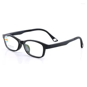 Cadres de lunettes de soleil 5688 Cadre de verres d'enfants pour garçons et filles pour enfants pour les enfants de qualité flexible Correction de vision de la protection des lunettes
