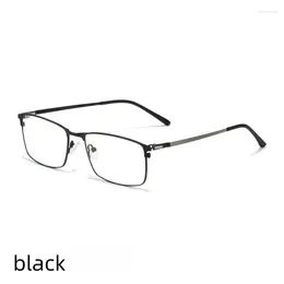 Marcos de gafas de sol 56 mm Tamaño grande ensanchado Cara grande Gafas gordas Marco de negocios Aleación de titanio Miopía P9847