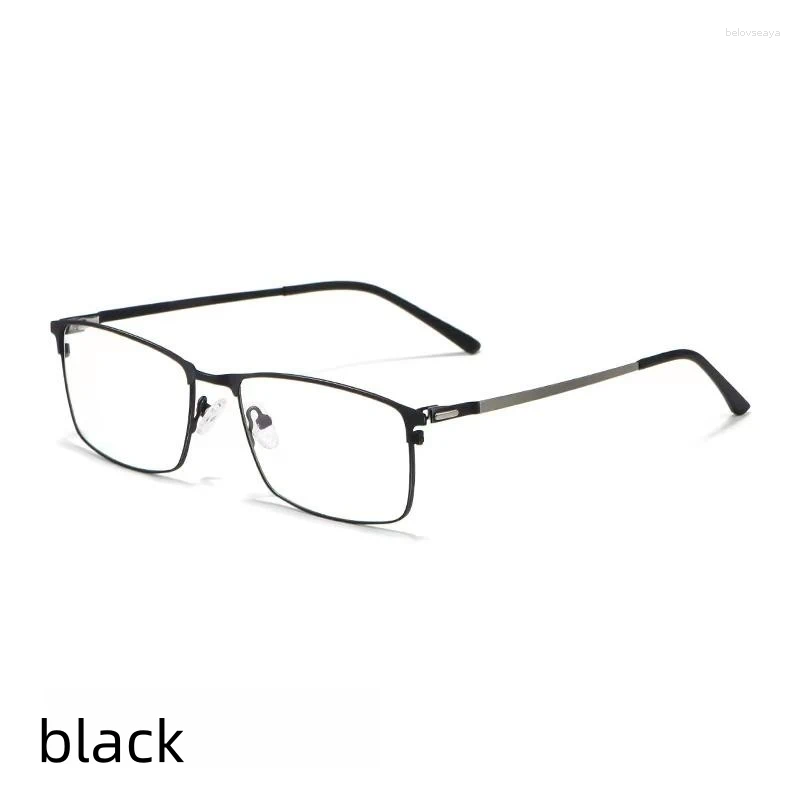 Montature per occhiali da sole 56mm Grandi dimensioni allargate Big Face Fat Occhiali Montatura da uomo Business Lega di titanio Miopia P9847
