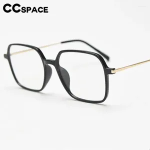 Cadres de lunettes de soleil 57318 Spectacles optiques carrés de grande taille Ultralight Tr90 Lunettes de prescription Femmes Transparentes Eyeglass