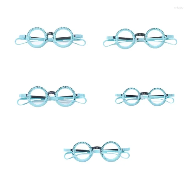 Monturas de gafas de sol Marco de lente de prueba óptica ajustable 58-66 mm OD Optometría ocular Accesorios para anteojos ópticos
