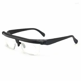 Zonnebrilmonturen Verstelbare sterkte Lens Brillen Variabele focusafstand Zoom Bril Dioptriebereik -6,0 tot 3,0 Heren Dames Unisex