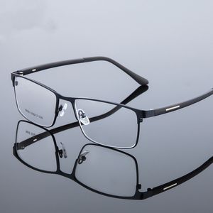 Zonnebril Frames Lichtmetalen Brillen Frame Mannen Dunne Metalen Vierkante Bijziendheid Recept Volledige Optische Bril Eyewear Eye 230704