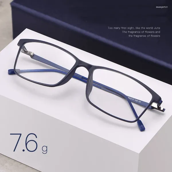 Lunettes de soleil Frames Lignes d'alliage TR-90 Cadre de lunettes optiques de bord avant pour les lunettes de lunettes de lunettes