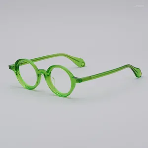 Lunettes de soleil Frames Belgian Brand Belge fait à la main des lunettes rondes de haute qualité Femmes Femmes Optical Myopie Designer Cédyz-vous prescription