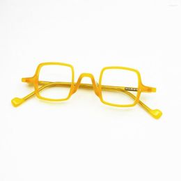 Zonnebril Frames Belight Optische Japan Ontwerp Acetaat Kleine Mini Vierkante Vorm Mannen Vrouwen Vintage Retro Brillen Frame Brillen