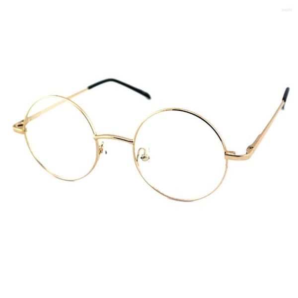 Lunettes de soleil Cadres BETSION Vintage 42mm Ronde Lunettes Rétro Pleine Jante Lunettes Lunettes Prescription