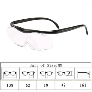 Lunettes de soleil Frames Big for Vision Magnification des lunettes presbytes de lunettes de lecture de 180% d'agrandissement