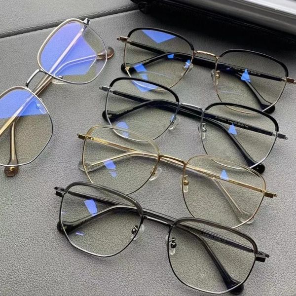 Lunettes de soleil Frames à grande taille Lonee Square Personnalisez les lunettes transparentes anti-bleu femmes hommes hommes Vintage Eyeglass Woman Eyeses Cadre