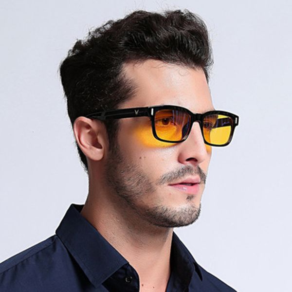 Gafas de sol Marcos Blue Ray Gafas de computadora Hombres Pantalla Radiación Gafas Diseño de marca Juegos de oficina Gafas de luz Bloqueo UV Gafas para ojos 230801