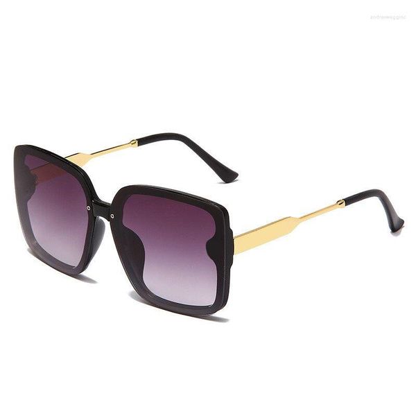 Gafas de sol marcas Diseñador de marca Gafas Retro Sun Square Luxury Ladies Fashion Women Women Bylesale