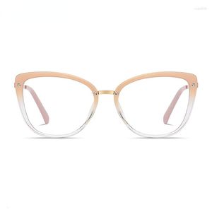 Sonnenbrillenrahmen Ceofy Frauen Cateye Brillengestell Vintage Myopie Optische Verordnung Design Brillen Ankunft Brillen