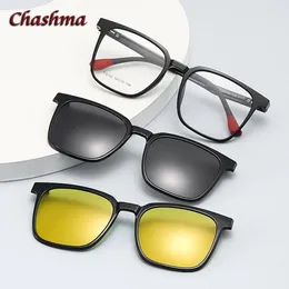Zonnebrillen Frames Chashma Men Gepolariseerd Receptglazen frame Sunglass Optische bril Retakels Hoogwaardige gradiënt blauwe bril