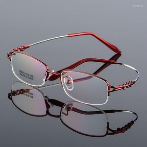 Zonnebrillen frames klassieke ovale vorm geheugen titanium metaal flexibele tempel mannen vrouwen bril met optische frame brillen rx glazen