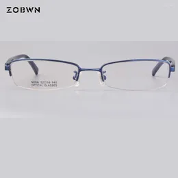 Marcos de gafas de sol Clásico Simple Quadros Anteojos Anti-Explosión Gafas Casuales Rectángulo Silicona Ojo Claro Miopía Marco de Gafas Ópticas