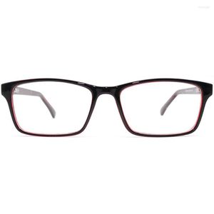 Zonnebrillen frames CP039 Mode kristal zwart rood blauw transparante rechthoek lensvorm translusent kleur optische glazen brillen brillen plastic