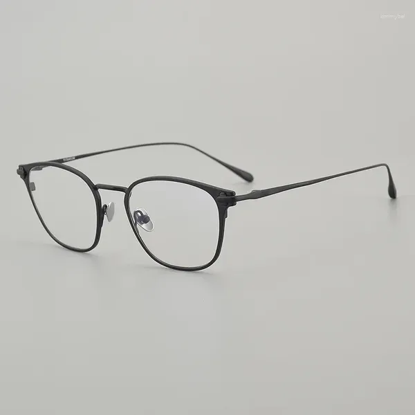 Les montures de lunettes de soleil croisent le même type de lunettes de myopie ovales rétro pour hommes et femmes Cadre SWECC Distribution Blue Ray Film Factory