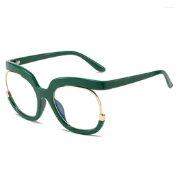 Zonnebrilmonturen Leukste Groen Wit Wijnrood Frame Afgewerkt Bijziendheid Bril Vrouwen Trendy Grote Blauw Licht Zomer Decor Brillen