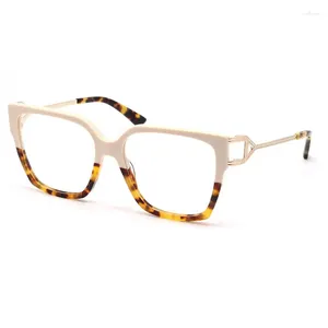Lunettes de soleil Frames Designer Acetate Eyeglass Women Lisa Sélection la qualité de la mode ne regrette jamais le choix