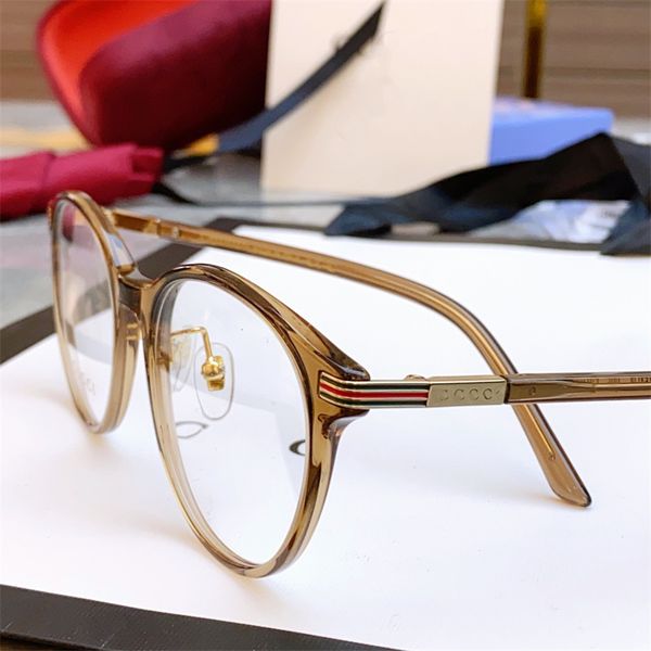 Marcos de gafas de sol Marca de diseñador Moda vintage de lujo Mujeres Hombres Gafas Marco Gafas Anteojos recetados Lente G065