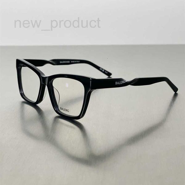 Monturas de gafas de sol Las nuevas gafas anti-caja de luz azul se pueden combinar con un grado de miopía, cara lisa, patas torcidas, montura negra personalizada ZE0V