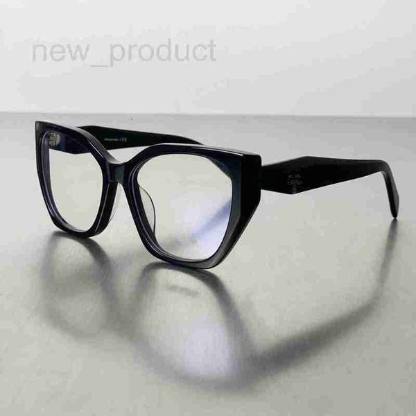 Lunettes de soleil Cadres Designer Cadre de lunettes à la mode Grand visage des femmes minceur dans Instagram populaire même noir encadré oeil de chat lunettes simples S99F