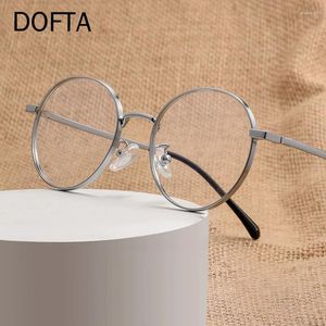 Lunettes de soleil Frames Dofta Optical Myopia Glasses Femme Femmes Retro Round Prescription Eyeglass Men Eyewear 5993