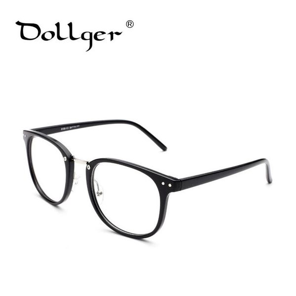 Lunettes de soleil Cadres Dollger Super Light Lunettes Lentille Cadre Femmes Hommes Noir Doux Nez Pad Étudiant Lunettes Prescription Optique Lunettes S1286