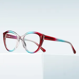 Gafas de sol Marcos Anteojos para mujer TR90 Material Textura fina Varios colores disponibles Moda Gafas ópticas Gafas transparentes