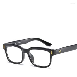Zonnebrilmonturen Nepbril Dames/Heren Optisch PC Rechthoekig montuur Heldere lens Oogbescherming Zwart Blauw oog