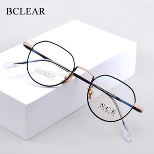 Lunettes de soleil Cadres Mode 2023 Arrivée Rétro Petit Visage Optique Hommes Femmes Pleine Jante Ultra-léger Titane Eyegalss Spectacle PrescriptionFashi