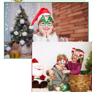Monturas de gafas de sol Moda Fiesta de Navidad Gafas LED para niños Regalo de juguete Suministro de Navidad de Papá Noel