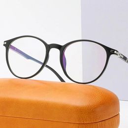 Zonnebrillen frames mode computerglazen frame niet -recept optische lens TR90 flexibele ovale bril mannen vrouwen