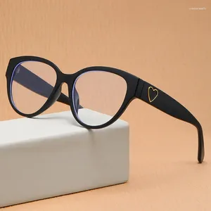 Zonnebrilmonturen Mode Plastic Oversized Cat Eye Bril Frame Clear Lens Vintage Retro Spektakel Brillen Optische Brillen