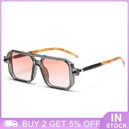 Zonnebrillen Frames Algemene vierkante trendy en stijlvolle ins -bril PC Street PO Comfortabel 30.4G Duidelijke kledingaccessoires