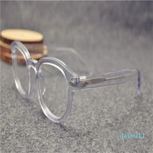 Monturas de gafas de sol, monturas de gafas redondas de marca para hombres y mujeres, monturas de gafas para miopía