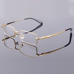 Zonnebrillen frames HANDOER MANNEN LOOTBRIED PURE OPTISCHE Glazen Recept bril Bril Volledige rand brillen metaal 230325
