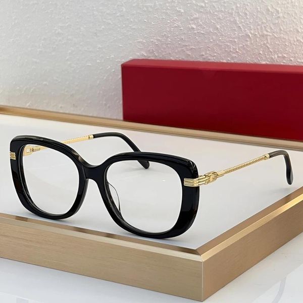 Marcos de gafas de sol de alta calidad Retro de moda Retro Fashionable Marco de anteojos que los hombres y mujeres se pueden combinar con la miopía
