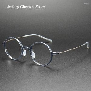 Zonnebrillen frames hoogwaardige leesglazen frame mannen vrouwen klassieke ronde recept glazen optische mode brillen accessoires