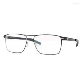 Lunettes de soleil Cadres Haute Qualité Superlight Titanium IC Rétro Optique Lunettes Cadre Pour Femmes Et Hommes Progressif Gradient Lentille Lecture