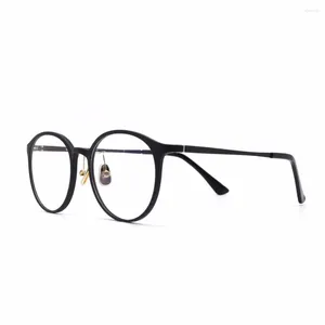 Zonnebrilmonturen HKUCO Klassieke, stijlvolle bril met helder lensframe, zwarte cirkel