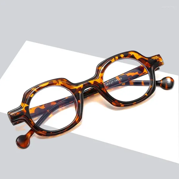 Lunettes de soleil Frames Hongkong Style Lunes Frame Vintage Élégant Anti Blue Light Men's Every Fashion For Women