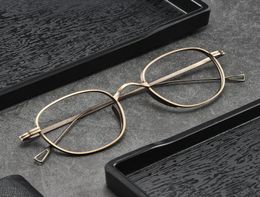 Lunettes de soleil Frames Japon Brand Design à la main Faire des lunettes pures Super Light Men Men Vintage Prescription Optical Eyeglass Myopia EY7329718