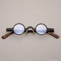 Marcos de gafas de sol Japón Retro Pequeño Gafas redondas Marco Hombres 2023 Miopía Prescripción óptica Eyeglasse's Personalidad artística Gafas de metal 231113