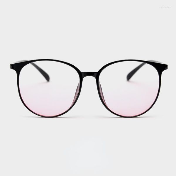 Monturas de gafas de sol japonesas y coreanas TR90, montura ligera, gafas de rubor, red femenina, miopía roja, cara redonda grande, delgada