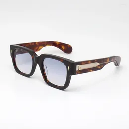 Zonnebrillen frames jmm enzo hoogwaardige vierkante mannen vintage zonnebril merk ontwerp rijden reizende tinten brillen brillen uv400