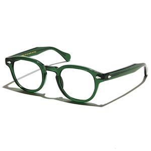 Lunettes de soleil Frames Johnny Depp verres hommes Femmes LEMTOSH Computer Goggles Round Transparent Eyeglass Brand Design Acetate Vintage Eyeglasses Frame 230325