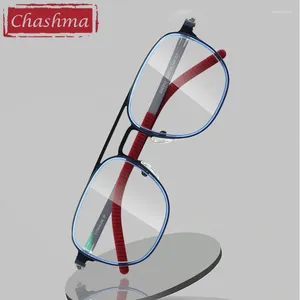 Zonnebrilmonturen Lichte dunne bril Titanium Heren Ontwerp Brillen op sterkte Optische lens Transparant kristal Designer Frame